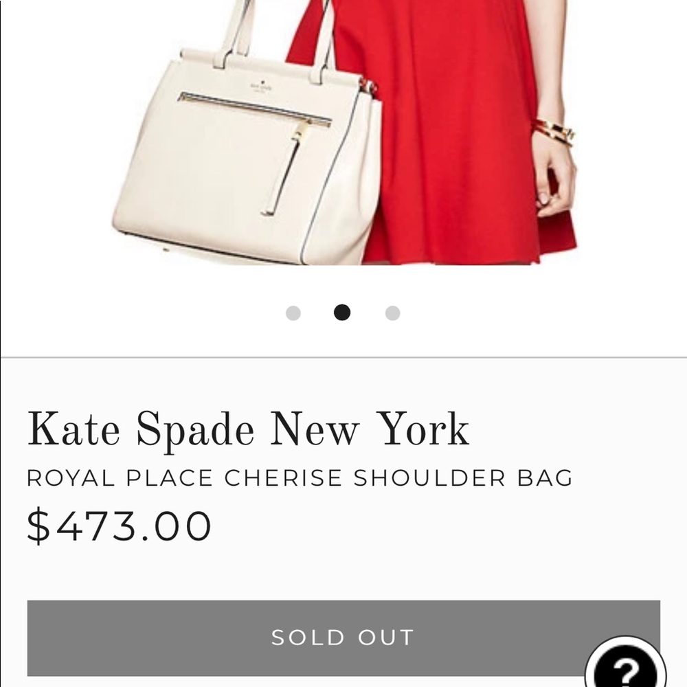 Kate Spade Royal Place Cherise Shoulder/Satchel